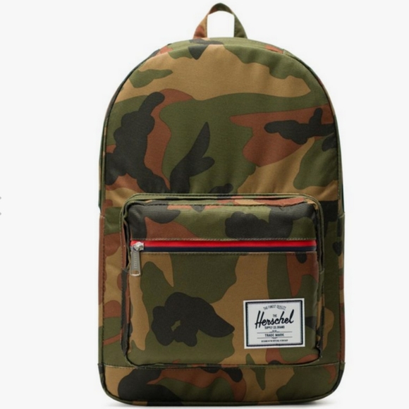 NWT HERSCHEL Pop Quiz Backpack (Woodland Camo) - Picture 1 of 5